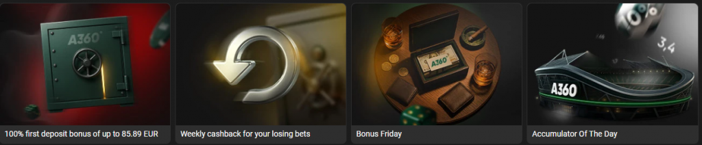 Bônus de boas-vindas da a360.bet
